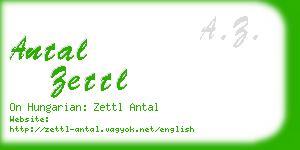 antal zettl business card